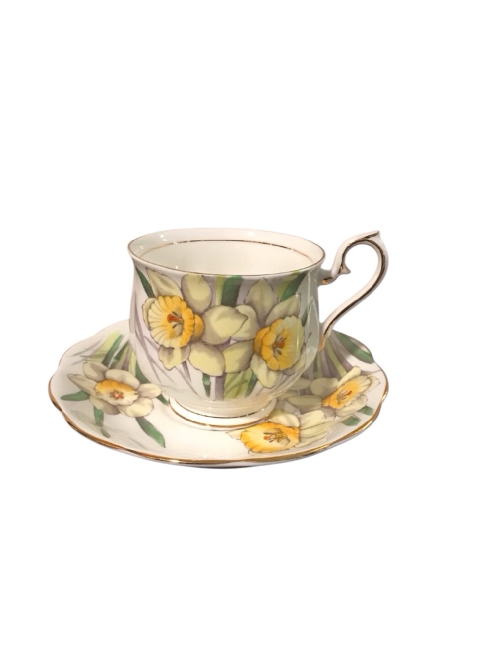 Royal Albert Flower of The Month Series Daffodil Teacup Saucer